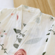 2025 new Japanese kimono suit pajamas spring and summer ladies cotton three-quarter sleeves big flowers home clothes thin loose 2025 new Japanese kimono suit pajamas spring and summer ladies cotton three-quarter sleeves big flowers home clothes thin loose