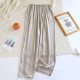 2025 New Summer Couple Sleeping Pants Gongsatin Viscous Fiber Men's and Women's Sleeping Pants Thin Large Loose Home Pants 2025 New Summer Couple Sleeping Pants Gongsatin Viscous Fiber Men's and Women's Sleeping Pants Thin Large Loose Home Pants