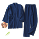 2025 Japanese Kimono Set 100%Cotton Pajamas Two-piece Couple Yukata Loose Men's And Women's Sweat Steaming Suit Home Service Set 2025 Japanese Kimono Set 100%Cotton Pajamas Two-piece Couple Yukata Loose Men's And Women's Sweat Steaming Suit Home Service Set