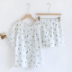2025 Japanese New Women's Pajama Set 100% Pure Cotton Crepe Short sleeved Shorts Two piece Loose and Cute Home Fury Sleepwear 2025 Japanese New Women's Pajama Set 100% Pure Cotton Crepe Short sleeved Shorts Two piece Loose and Cute Home Fury Sleepwear