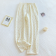 2025 Japanese Spring/Summer New Women's Pajama Pants 100% Cotton Crepe Pants Sweet and Cute Pajama Ladies Loose Home Pants 2025 Japanese Spring/Summer New Women's Pajama Pants 100% Cotton Crepe Pants Sweet and Cute Pajama Ladies Loose Home Pants