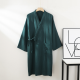 2025 Japanese New Spring/Summer Couple Kimono Robe 100% Cotton Crepe Cloth Men's and Women's Bathrobe Thin Home Sleeping Robe 2025 Japanese New Spring/Summer Couple Kimono Robe 100% Cotton Crepe Cloth Men's and Women's Bathrobe Thin Home Sleeping Robe