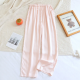 2025 New Summer Couple Sleeping Pants Gongsatin Viscous Fiber Men's and Women's Sleeping Pants Thin Large Loose Home Pants 2025 New Summer Couple Sleeping Pants Gongsatin Viscous Fiber Men's and Women's Sleeping Pants Thin Large Loose Home Pants