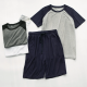 Modal summer pajamas for men thin section loose short sleeve shorts can be worn outside sports home service suit men sleepwear Modal summer pajamas for men thin section loose short sleeve shorts can be worn outside sports home service suit men sleepwear