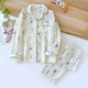 2025 Japanese Spring/Summer New Women's Pajama Set 100% Cotton Crepe Long Sleeve Two Piece Thin Home Fury Pajamas Ladies 2025 Japanese Spring/Summer New Women's Pajama Set 100% Cotton Crepe Long Sleeve Two Piece Thin Home Fury Pajamas Ladies