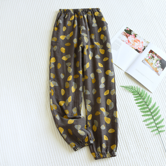 2025 New Women's Spring and Autumn Japanese Pants 100% Cotton Sleeping Pants Ladies Thin Close-up Pants Loose Home Pants 2025 New Women's Spring and Autumn Japanese Pants 100% Cotton Sleeping Pants Ladies Thin Close-up Pants Loose Home Pants